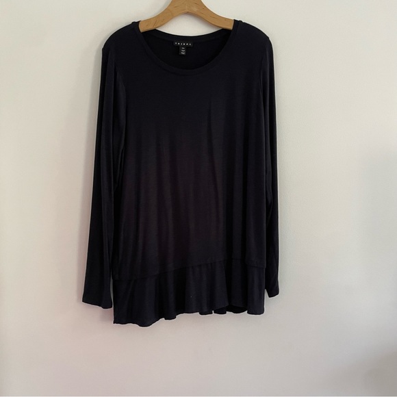 Long Sleeve Black Oversized Top - Picture 5 of 6